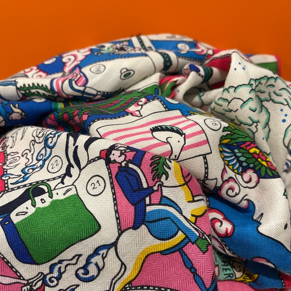 Hermès Colorful wool Scarf - Picture 3 of 8